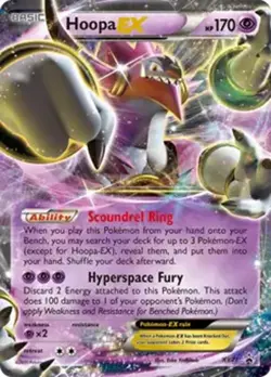 Hoopa-EX - XY71 - Pokemon XY Promo Ultra Rare Card MP - Image 1