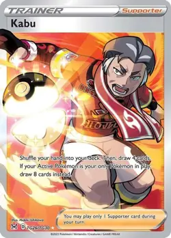 Kabu - TG26/TG30 - Pokemon Lost Origins Trainer Gallery Ultra Rare Card NM - Image 1