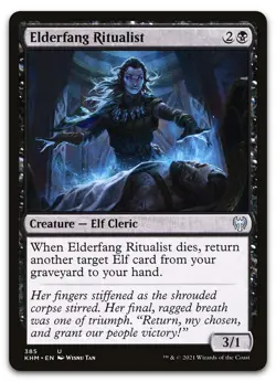 Elderfang Ritualist #385 (NM) Kaldheim KHM Magic MTG - Image 1