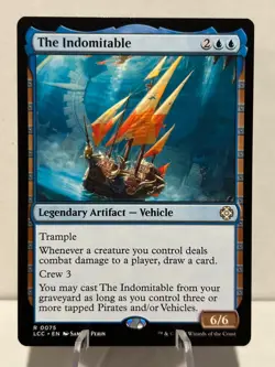 The Indomitable 75 R Commander: The Lost Caverns of Ixalan NM MTG - Image 1