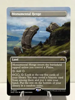 Monumental Henge (Borderless) 354 R Modern Horizons 3 NM MTG - Image 1