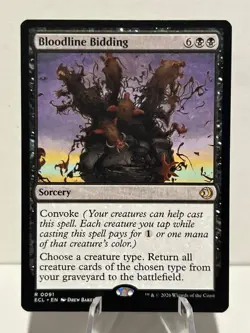 Bloodline Bidding 91 R Lorwyn Eclipsed NM MTG - Image 1