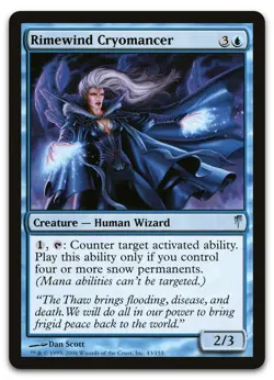 Rimewind Cryomancer #43 (NM) Coldsnap CSP Magic MTG - Image 1