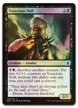 Voracious Null #125 (Foil) (NM) Battle for Zendikar BFZ Magic MTG - Image 1