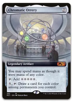 Chromatic Orrery (Extended Art) #382 (NM) Core Set 2021 M21 Magic MTG - Image 1