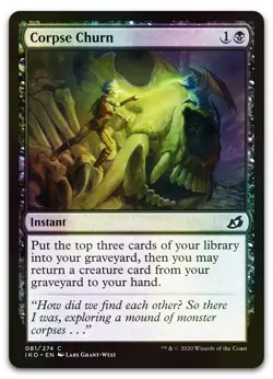 Corpse Churn #81 (Foil) (NM) Ikoria IKO Magic MTG - Image 1