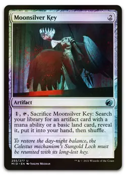 Moonsilver Key #255 (Foil) (NM) Midnight Hunt MID Magic MTG - Image 1