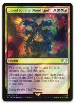 Blood for the Blood God! (Surge Foil) #108 (NM) Warhammer 40,000 40K Magic MTG - Image 1