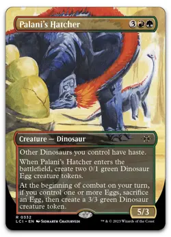 Palani's Hatcher (Borderless) #332 (NM) Lost Caverns of Ixalan LCI Magic MTG - Image 1