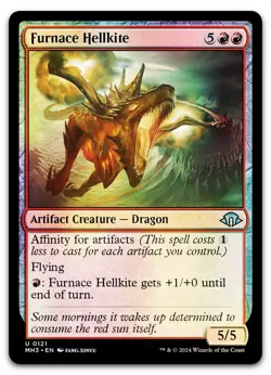 Furnace Hellkite #121 (Foil) (NM) Modern Horizons 3 MH3 Magic MTG - Image 1