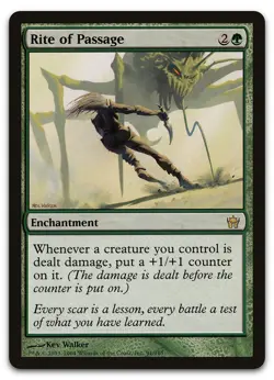 Rite of Passage #91 (LP) Fifth Dawn 5DN Magic MTG - Image 1