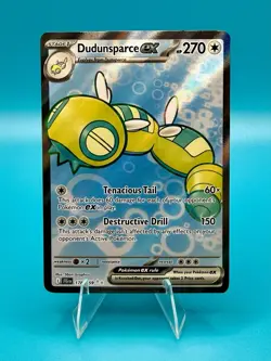 Pokemon TCG 2025 Dudunsparce EX 178/159 Journey Together Ultra Rare Full Art NM - Image 1