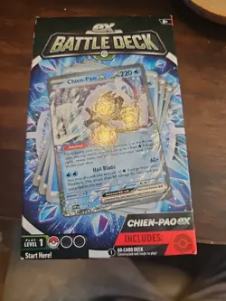 Nintendo Pokemon EX Chien-Pao EX Battle Decks - 60 Cards 820650852404 - Image 1