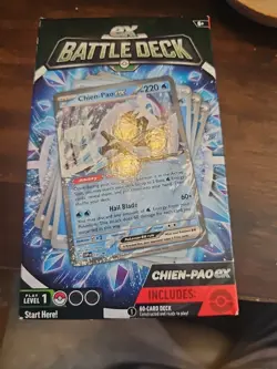 Nintendo Pokemon EX Chien-Pao EX Battle Decks - 60 Cards 820650852404 - Image 2