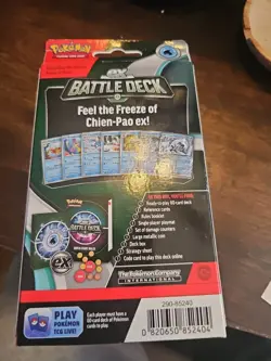 Nintendo Pokemon EX Chien-Pao EX Battle Decks - 60 Cards 820650852404 - Image 5