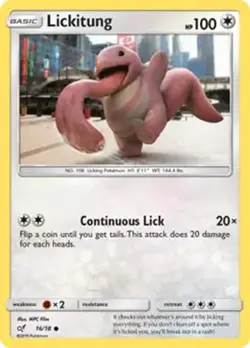 Lickitung - 16/18 - Pokemon Detective Pikachu Holo Rare NM - Image 1