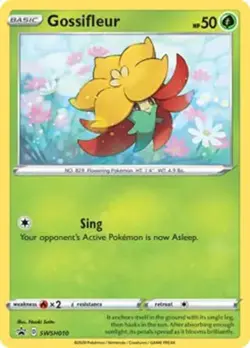 Gossifleur - SWSH010 - Pokemon Sword & Shield Promo Ultra Rare Holo Card NM - Image 1