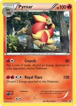 Pyroar - XY26 - Pokemon XY Promo Holo Rare Card LP - Image 1