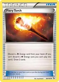 Fiery Torch - 89/106 - Pokemon Flashfire XY Holo Promo Card NM - Image 1