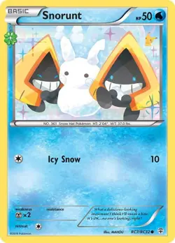 Snorunt - RC7/RC32 - Pokemon Generations XY Holo Rare Card LP - Image 1