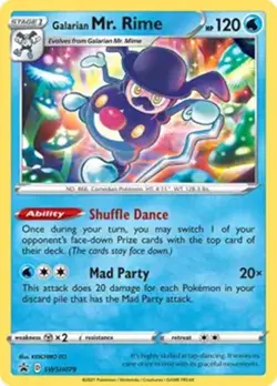 Galarian Mr. Rime - SWSH079 - Pokemon Sword & Shield Promo Ultra Rare Card NM - Image 1