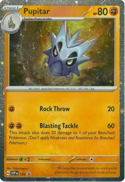 Pupitar - SVP120 - Pokemon Scarlet & Violet Promo Prerelease Holo NM - Image 1