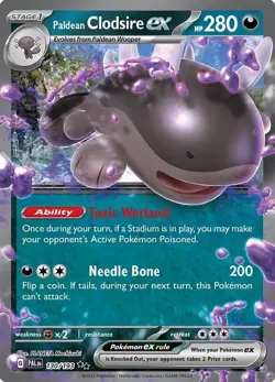 Paldean Clodsire ex - 130/193 - Pokemon Paldea Evolved Ultra Rare Card NM - Image 1