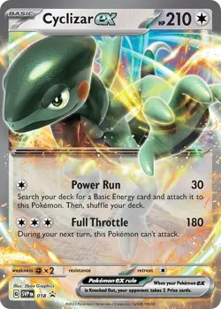 Cyclizar ex - SVP018 - Pokemon Scarlet & Violet Promo Ultra Rare Holo Card NM - Image 1