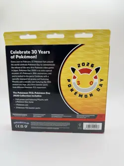 2026 Pokemon Day 30th Anniversary Collection Box + PROMO - Sealed In Hand - Image 2