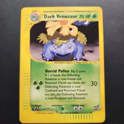 Dark Venusaur #7 - 2003 Best of Game Promo Non-Holo Rare - Pokemon TCG - LP - Image 1