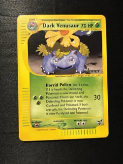 Dark Venusaur 7 Best Of Promo Winner Stamp *Near Mint* - Image 1