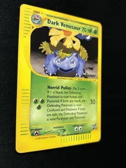 Dark Venusaur 7 Best Of Promo Winner Stamp *Near Mint* - Image 2