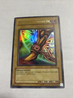 Yu-Gi-Oh! Card | Right Leg Of The Forbidden One | LOB-120 Original UR LP - Image 1