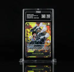 2025 ONE PIECE OP10-118 MONKEY D LUFFY ROYAL BLOOD ALT ART PARALLEL SEC TAG 10 - Image 1