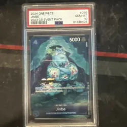 PSA 10!! Jinbe 2023 One Piece Promos Event Pack Vol.1 #030 - Image 1