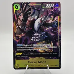 Gecko Moria AA OP14-104 SR - English One Piece Card - The Azure Sea's Seven NM - Image 1