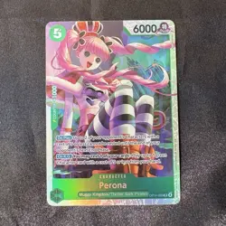 Bandai Perona One Piece CCG Character Card OP14-033 SR - Image 1