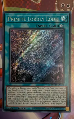 Primite Lordly Lode BLMM-EN172 Secret Rare 1st Edition Near Mint Yu-Gi-Oh - Image 1