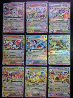 Pokemon TCG Bulk Card Lot - 100 (Featuring HOLO/ REVERSE HOLO +5 Ultra Rare) - Image 2