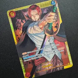 Shanks SEC OP01-120 - One Piece TCG English Card Near-Mint Secret Rare - Image 2