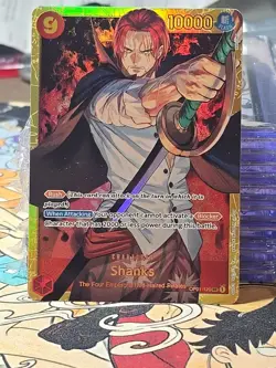 OP01-120 Shanks SEC - One Piece TCG English Card Near-Mint Secret Rare - Image 1