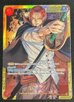 OP01-120 Shanks SEC - One Piece TCG English Card Near-Mint Secret Rare - Image 1
