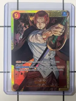 OP01-120 Shanks SEC - One Piece TCG English Card Near Mint Single! - Image 1