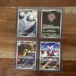 Pokemon TCG Mega Evolution Illustration Rare Card Lot of 4 NM/M - Image 1
