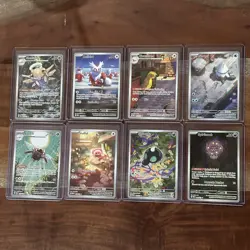 Pokemon TCG Mega Evolution Illustration Rare Card Lot of 8 NM/M - Image 1