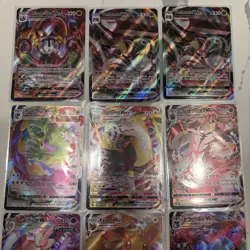 Pokemon TCG VMAX Lot of 9 Ultra Rare Cards NM/M Full Art Various Sets English/JP - Image 2