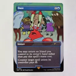 Daze Secret Lair: Spongebob Squarepants Internet Sensation MTG SLD Mr. Krabs - Image 1