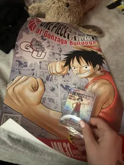 One Piece Monkey.D.Luffy College Basketball Promo Card St. Mary Poster @ Gonzaga - Image 2