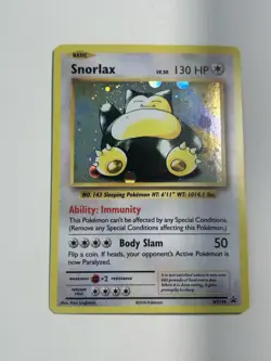 Pokemon TCG Card - Snorlax XY179 Holo Promo XY Black Star Promos LP - Image 1