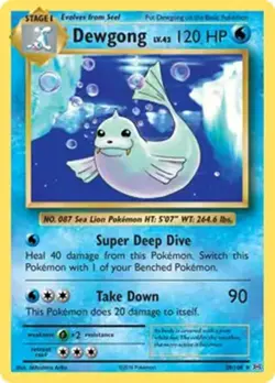Dewgong - 29/108 - Pokemon Evolutions XY Non-Holo Rare Card NM - Image 1